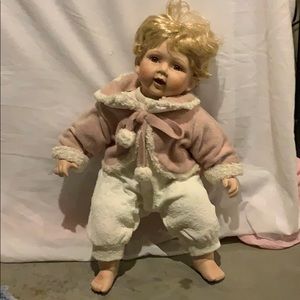 Life size porcelain doll